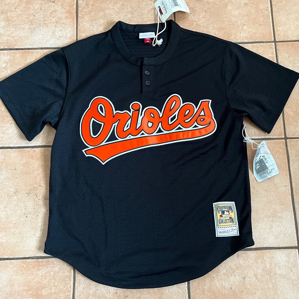 Mitchell & Ness Baltimore Orioles L #8 Cal Ripken Jersey Cooperstown Classic NWT